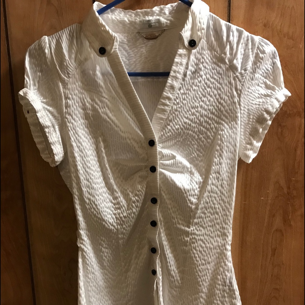 White Button down shirt